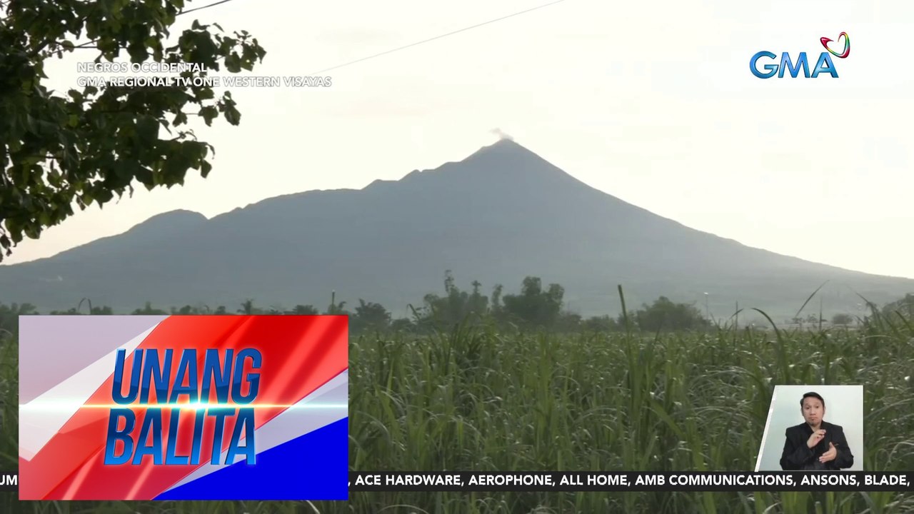 PHIVOLCS – Seismic activities at volcanic earthquakes sa Bulkang Kanlaon, nabawasan na | Unang Balita