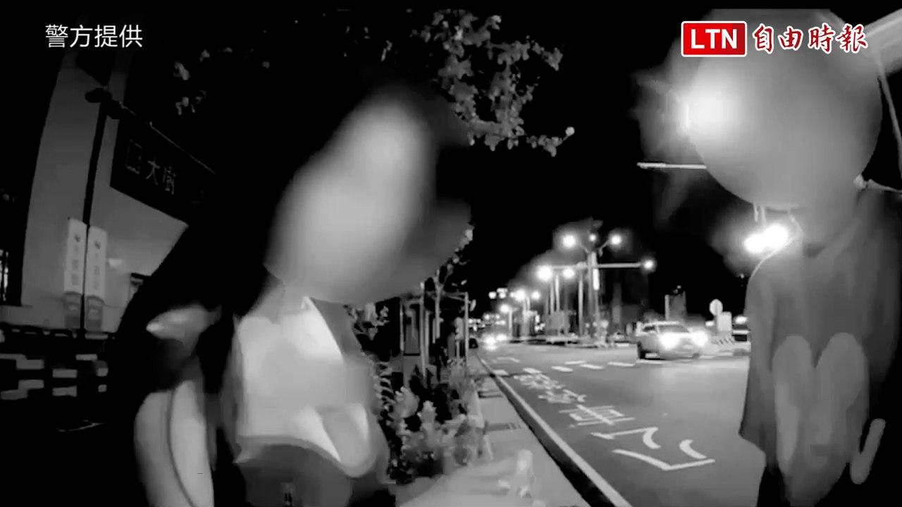 台中爆乳刺青妹開600萬保時捷被攔查 辯「沒喝」被酒測器打臉 (警方提供)