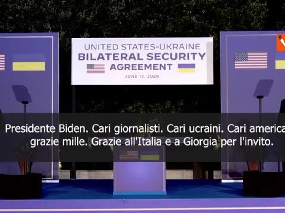 Zelensky: "Grazie a Meloni per l'invito al G7"