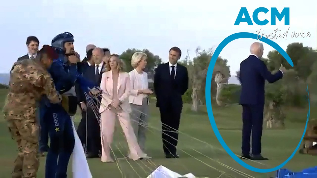 US President Joe Biden 'wanders off' from G7 summit leaders