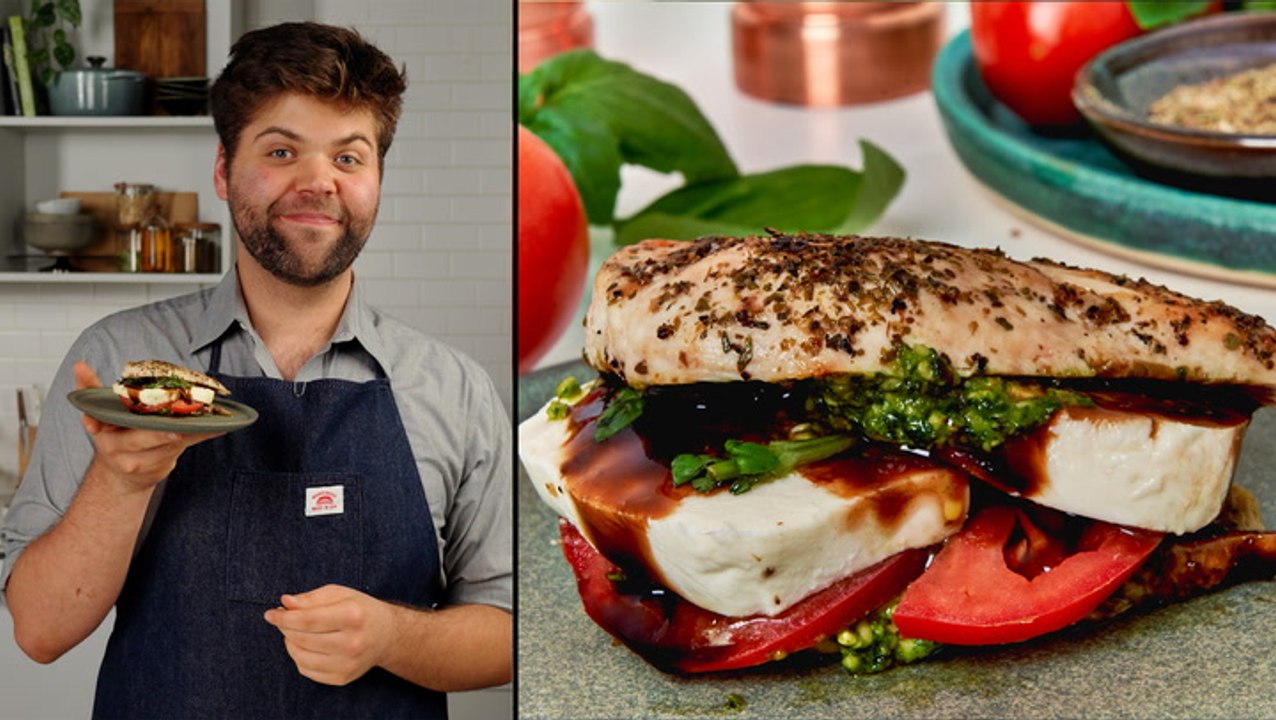 How to Make Caprese-Stuffed Chicken Breast