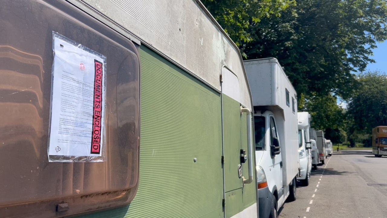 Long term van dwellers in a bristol beauty spot have been given eviction notice from the council