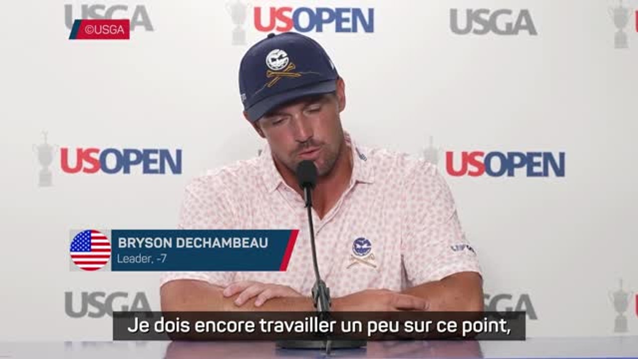 US Open - DeChambeau revient sur ses six birdies lors du troisième tour à Pinehurst