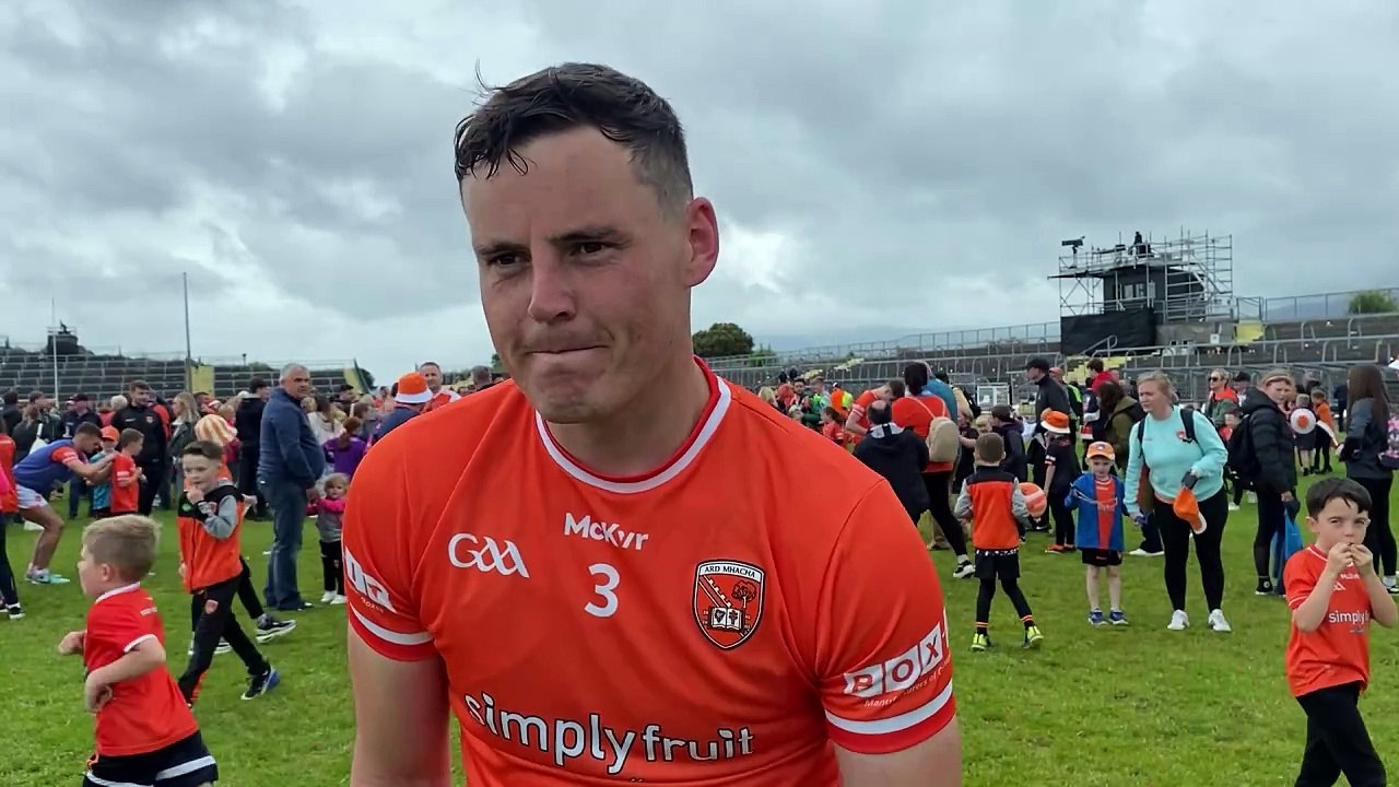 Aaron McKay Armagh v Galway post match