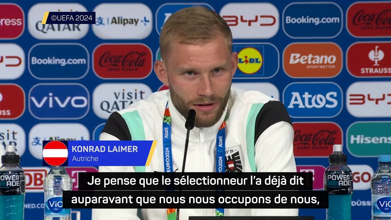 Laimer : "Ce dont les Français parlent, nous n'en avons rien à faire"