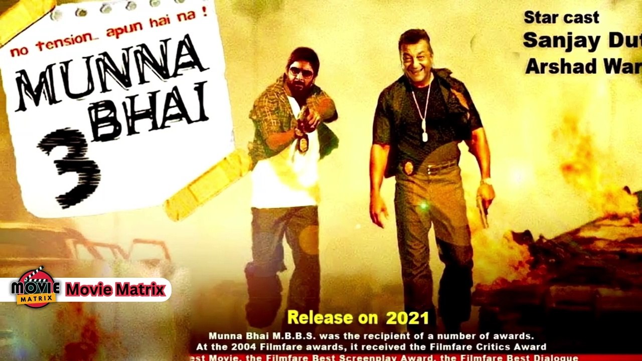 MUNNA BHAI M.B.B.S (3) - Official Trailer Anounce | Sunjay Dutt | Arshad Warsi Boman Irani Update