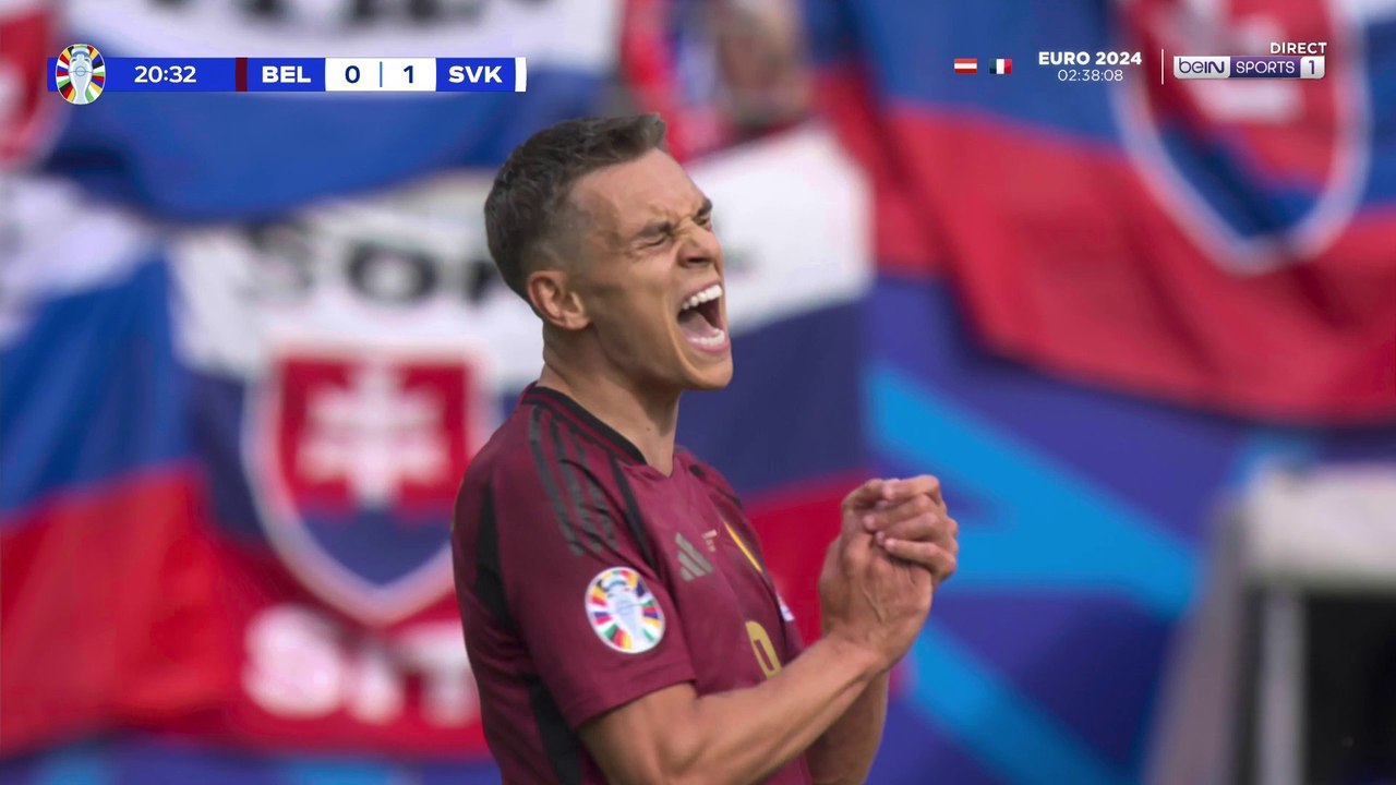 Euro 2024 : Leandro Trossard rate le but vide !