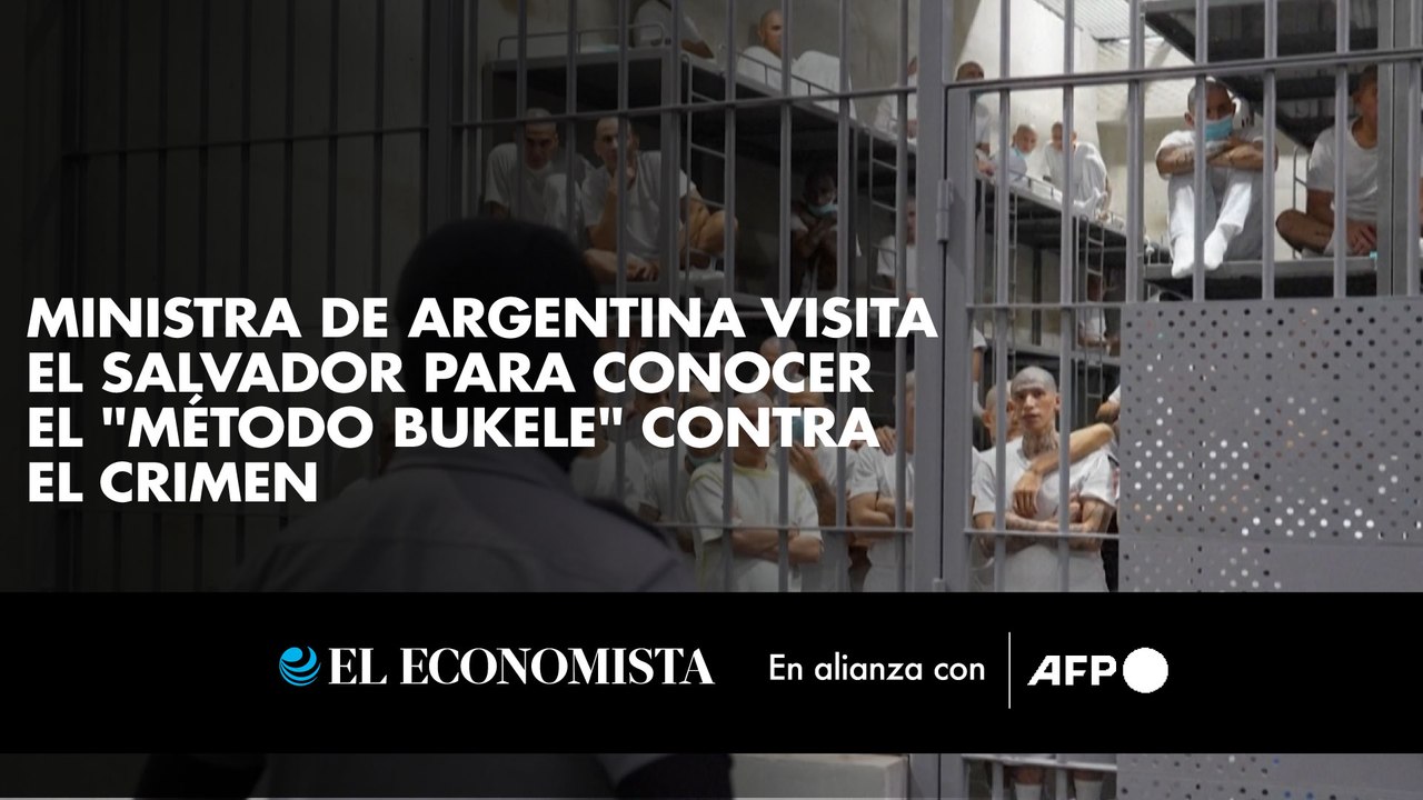Ministra de Argentina visita El Salvador para conocer el "método Bukele" contra el crimen