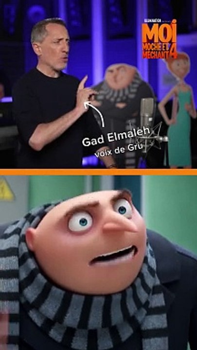 Moi Moche et Méchant 4 Film - Doublage avec Gad Elmaleh