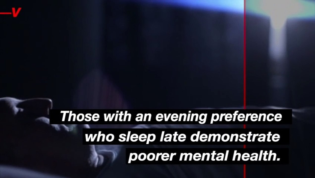 Early To Bed Means Better Mental Health