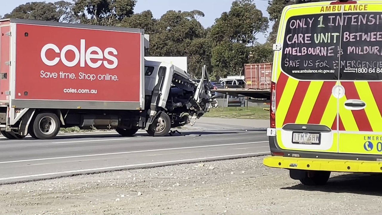Crash on Allingham Street sends steering wheel through wind screen