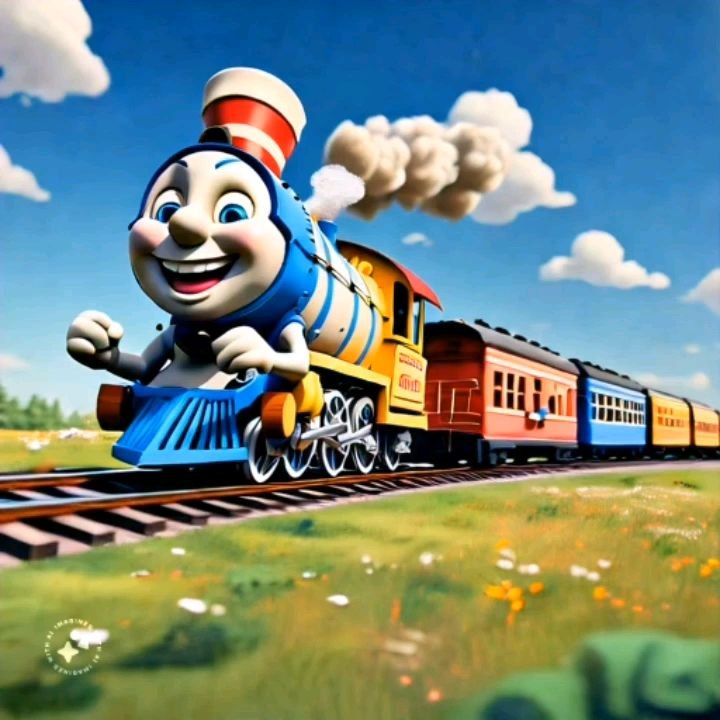 baby cartoon train