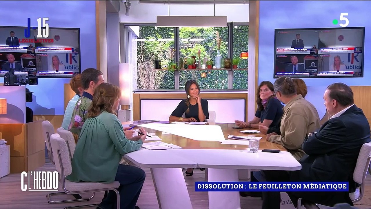 Matthieu Belliard taquine Nathalie Saint-Cricq dans C L'hebdo 19/06