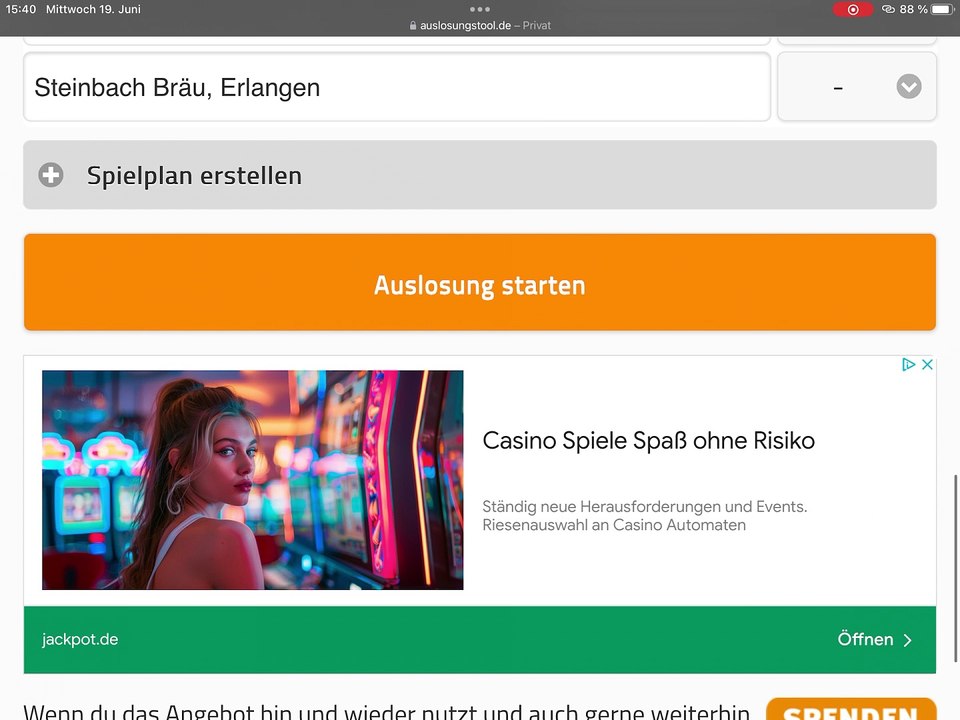 Auslosung Brauerei-EM Viertelfinale