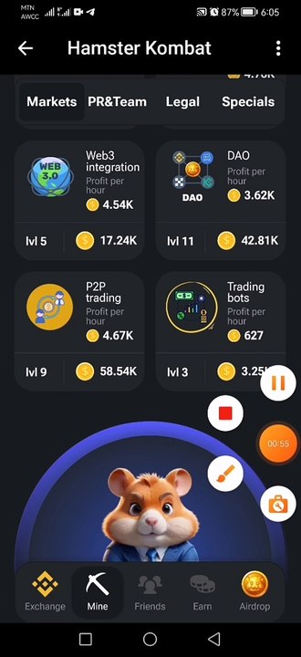 Hamster Kombat combo Card | Combo Card 5 million tokens