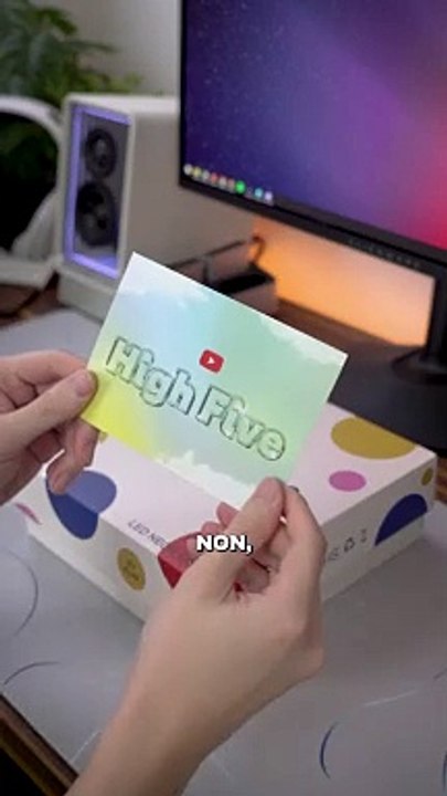 J'ai reçu un colis de Youtube