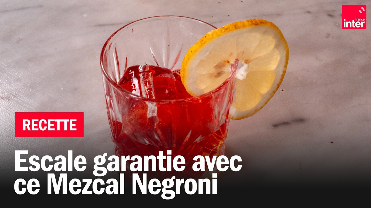 Le cocktail Mezcal Negroni - Les recettes de François-Régis Gaudry