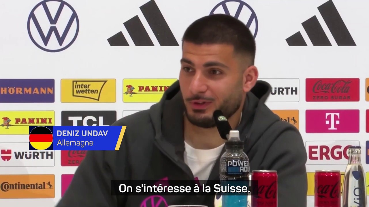 Contrairement aux journalistes, "on s'intéresse à la Suisse" plaisante Undav