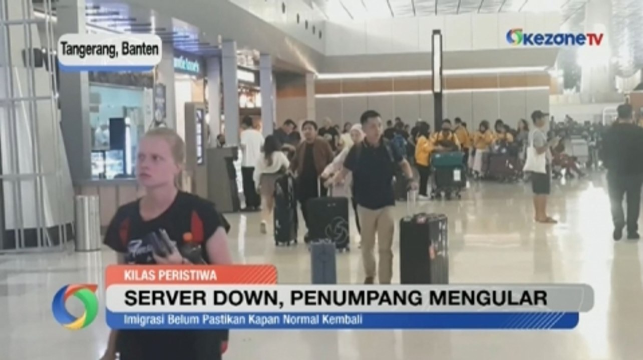 Viral! Sistem Imigrasi Down di Bandara Soetta, Penumpang Pesawat Menumpuk