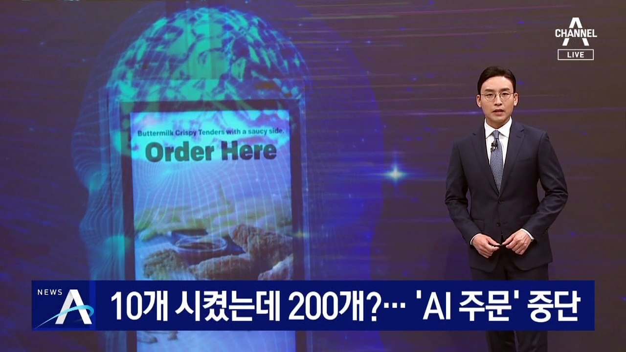 10개 시켰는데 200개?…美 맥도날드, ‘AI 주문’ 중단