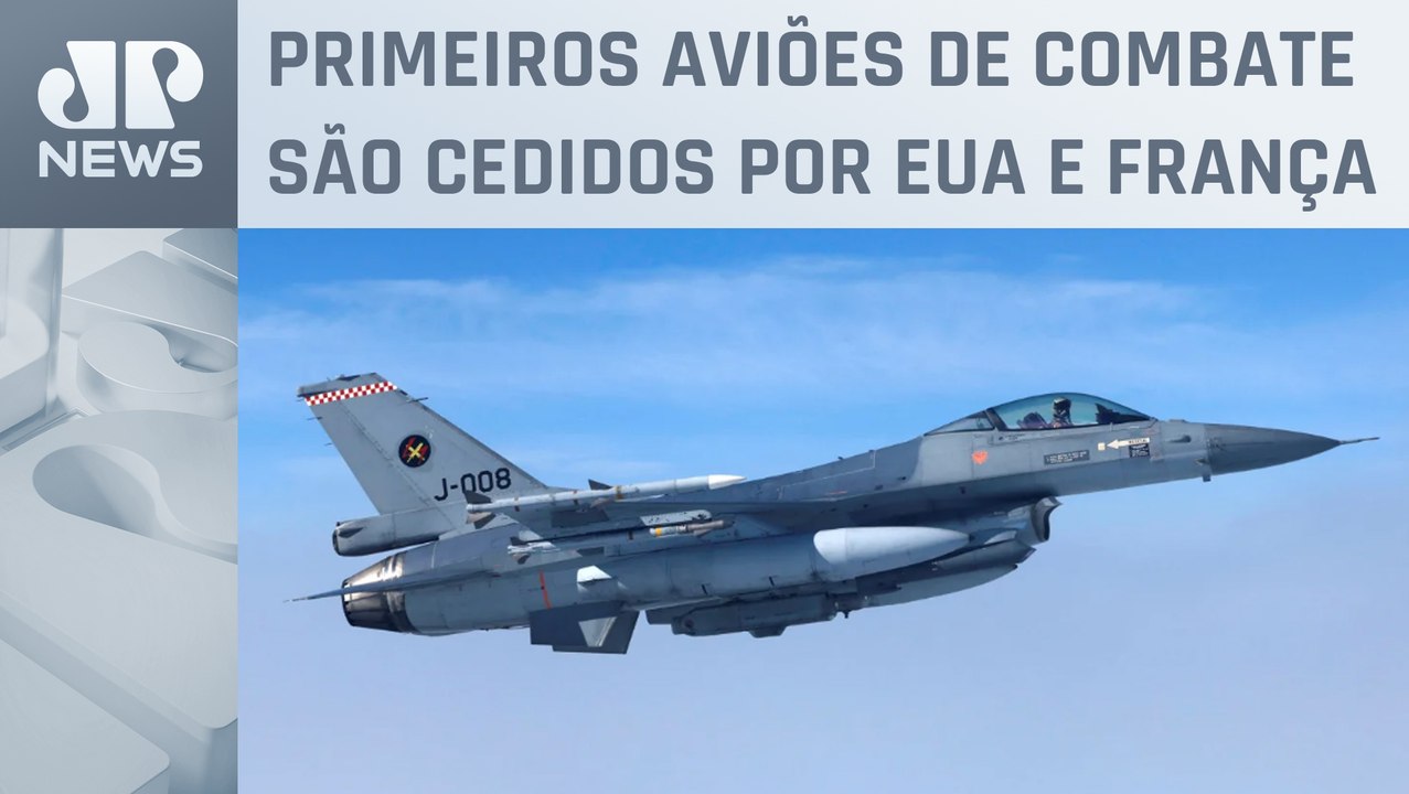 Pilotos ucranianos são treinados para usar novos caças F-16