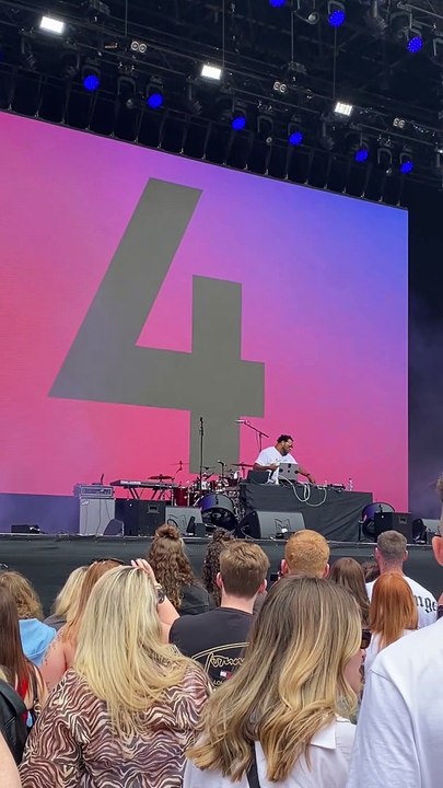 Fatman Scoop introduces the BS3 Live festival at Bristol's Ashton Gate Stadium