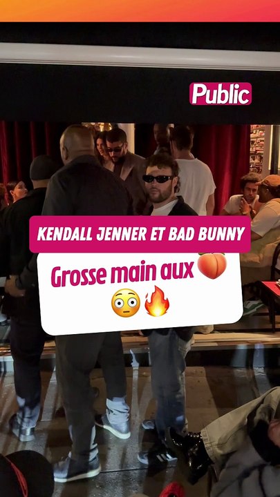 Kendall Jenner et Bad Bunny à Paris : Grosse main aux 