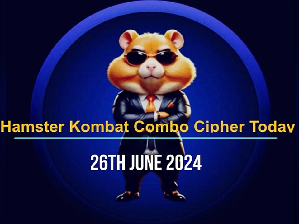 Hamster Kombat Daily Cipher Card Today - 26 June 2024
