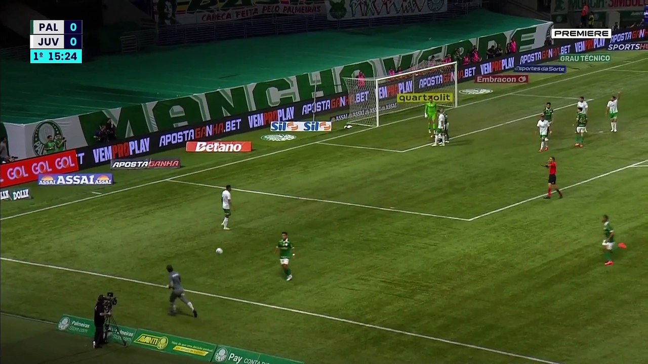 Palmeiras x Juventude (Campeonato Brasileiro 2024 11ª rodada) 1° tempo