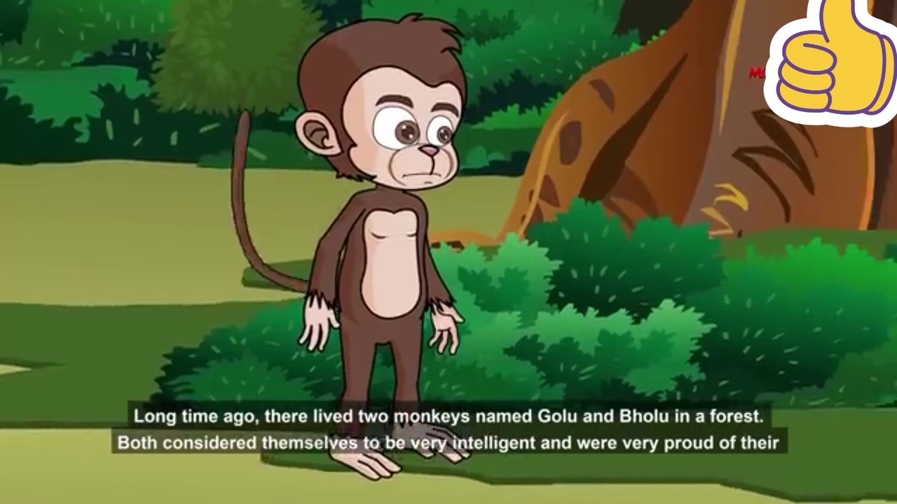 Intelligent Monkey | English Moral Story | MahacartoonTv English | English Cartoon | English
