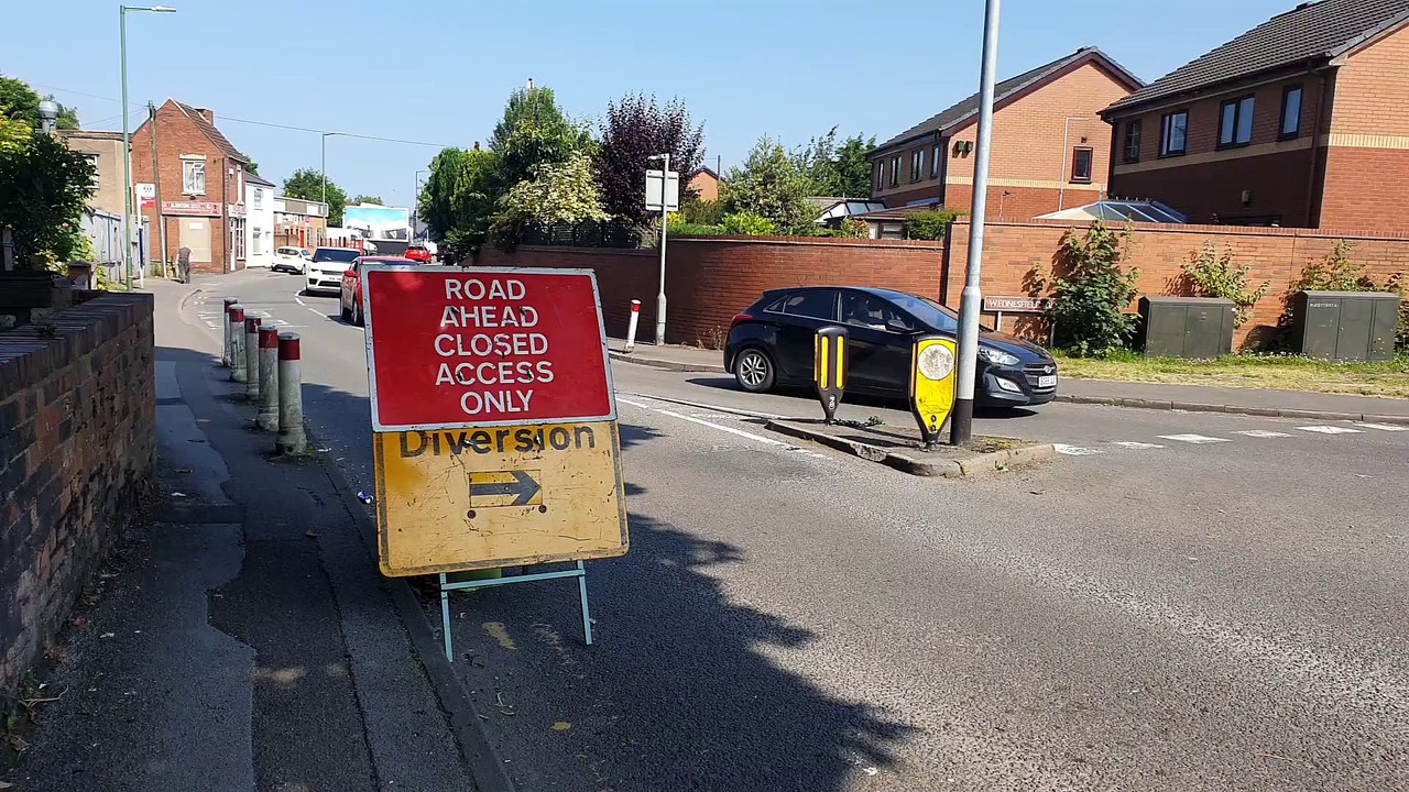Wednesfield Road road closure