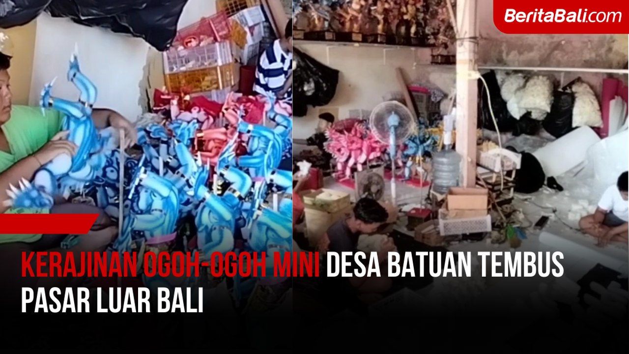 Kerajinan Ogoh-Ogoh Mini Desa Batuan Laris Manis di Pasar Sepanjang Tahun 🏮