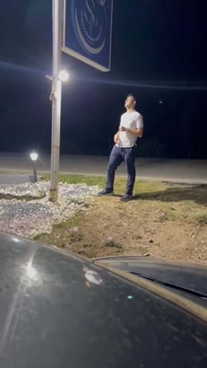 Moth Freaks Out Man and Makes Him Fall