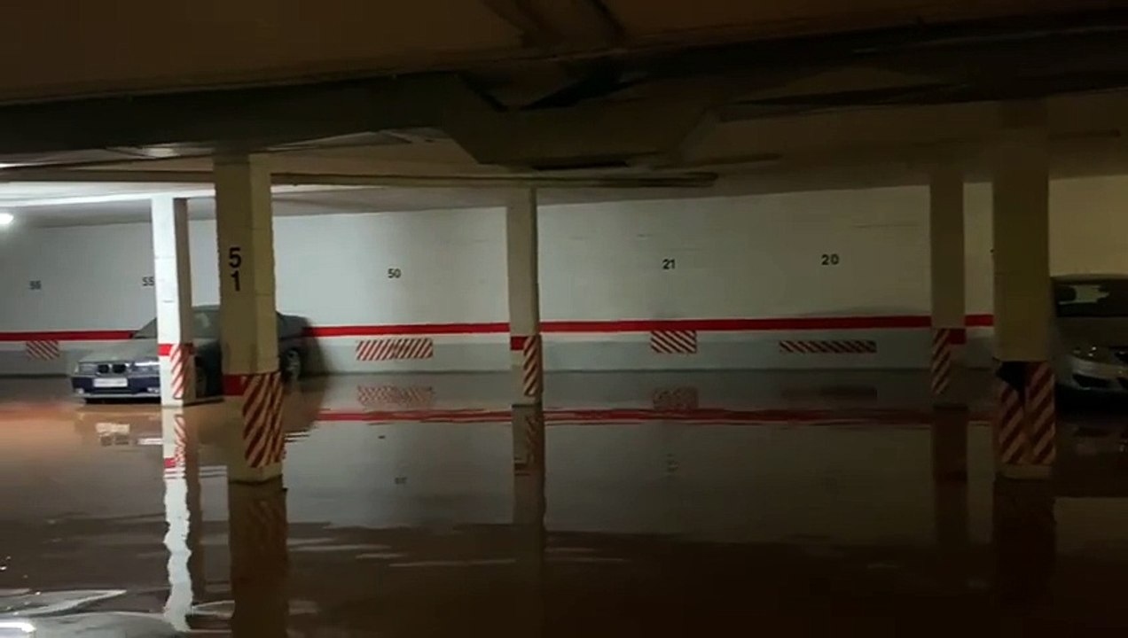 Garajes inundados
