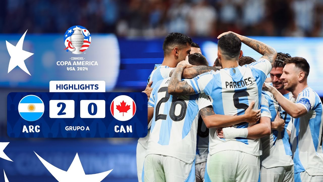 Argentina vs Canadá (2-0) | Copa América 2024 | Grrupo A, Fecha 1