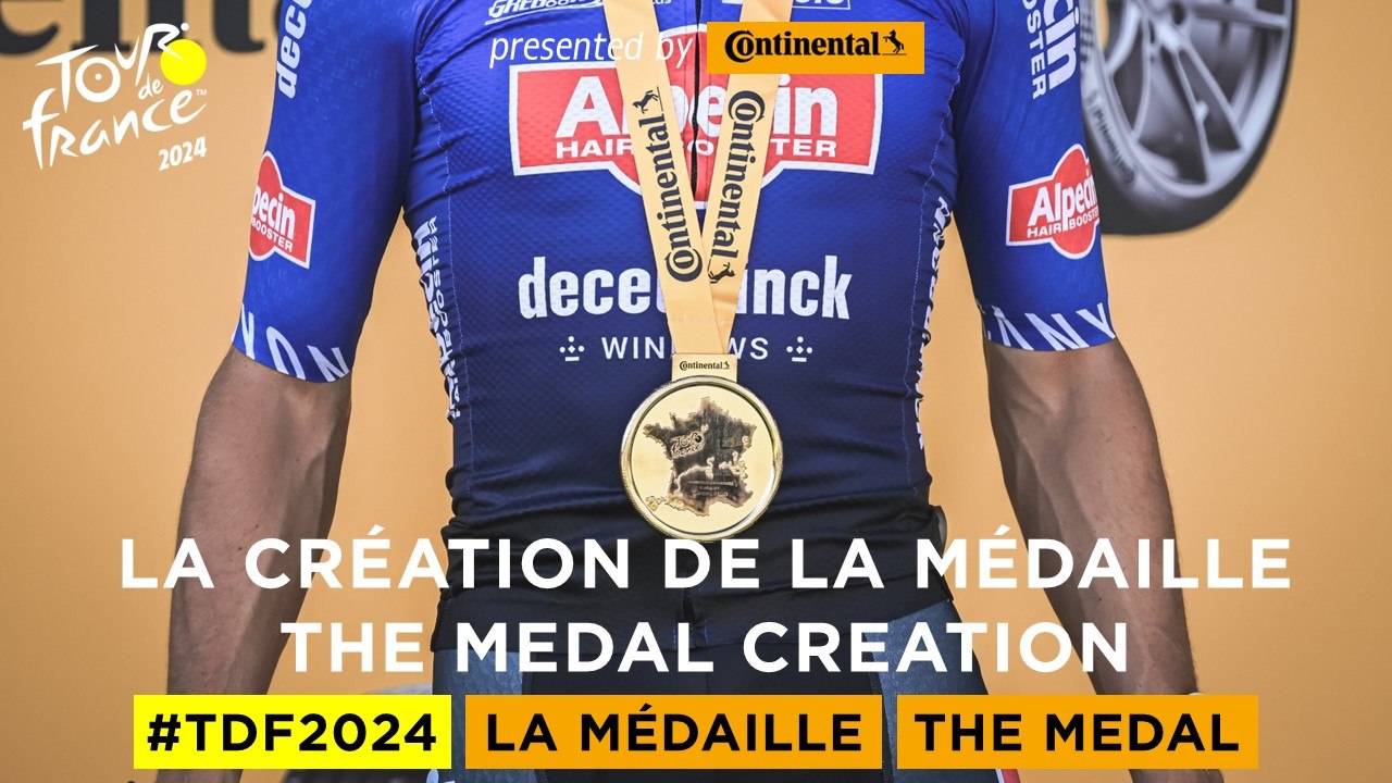 The Continental stage winner medal creation  - #TDF2024