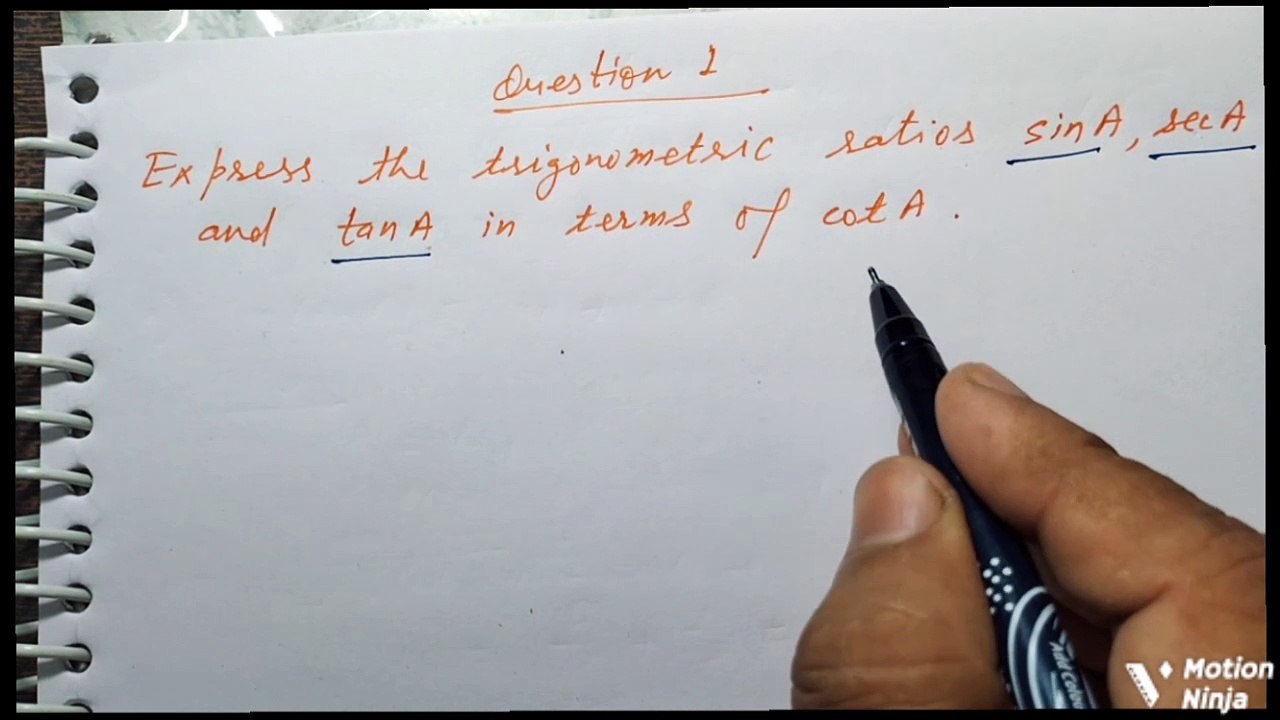 10th class mathematics exercise 8.3 question 1