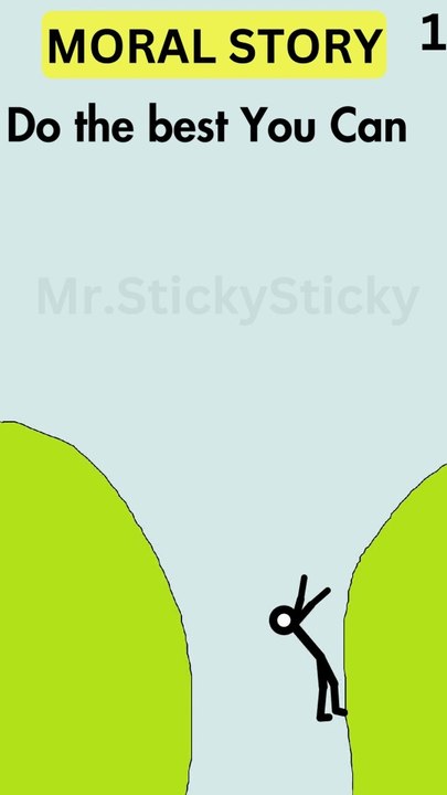 Never give Up, moral 2d animation ,