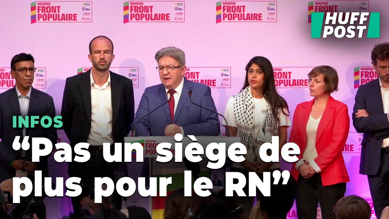 Législatives 2024 : Jean-Luc Mélenchon appelle au retrait de tous les candidats NFP arrivés en 3e position
