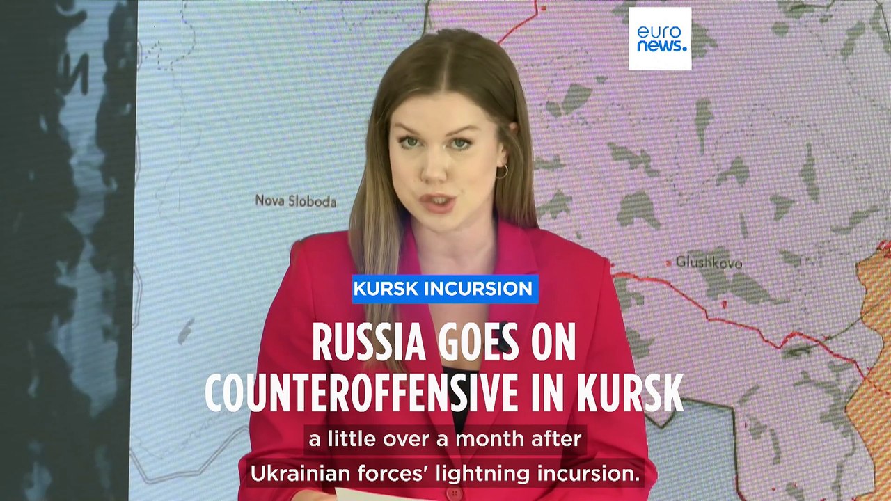 Russia launches counteroffensive in Kursk region