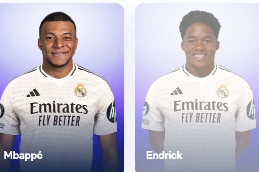 Mbappé y Endrick ya lucen oficialmente la playera del Real Madrid
