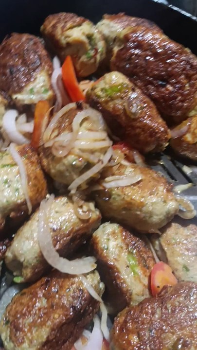 Sizzling goal kabab