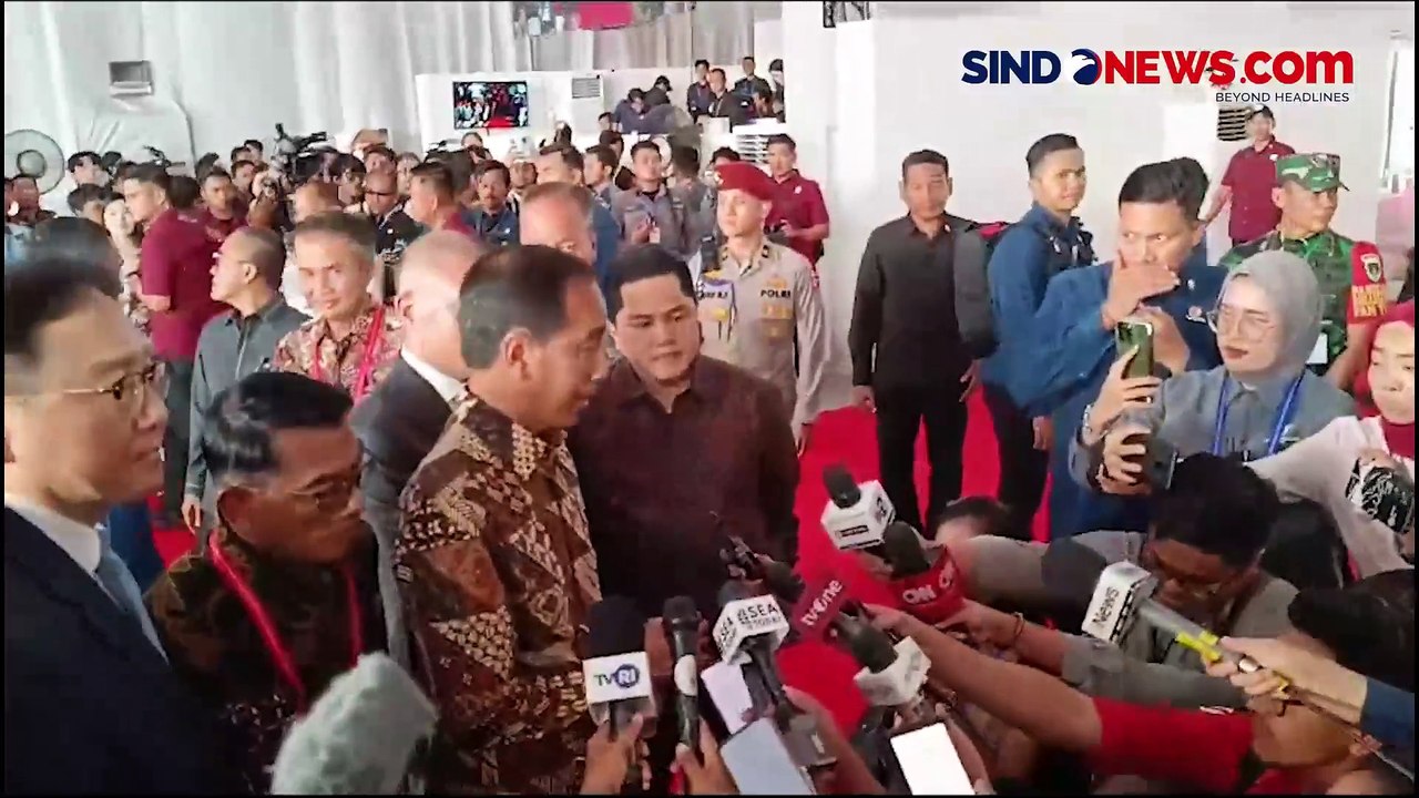 Presiden Jokowi Resmikan Pabrik Baterai Mobil Listrik Terbesar di Asia Tenggara