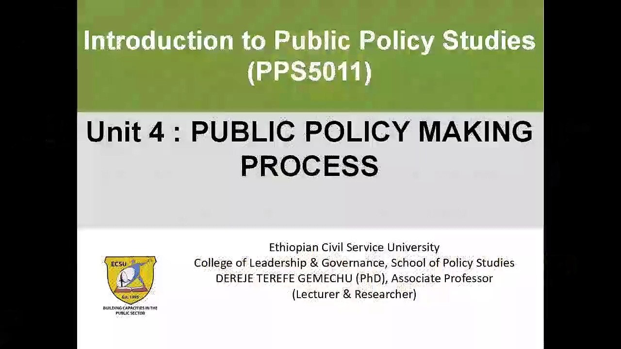 Unit 4 Part 1 Overview