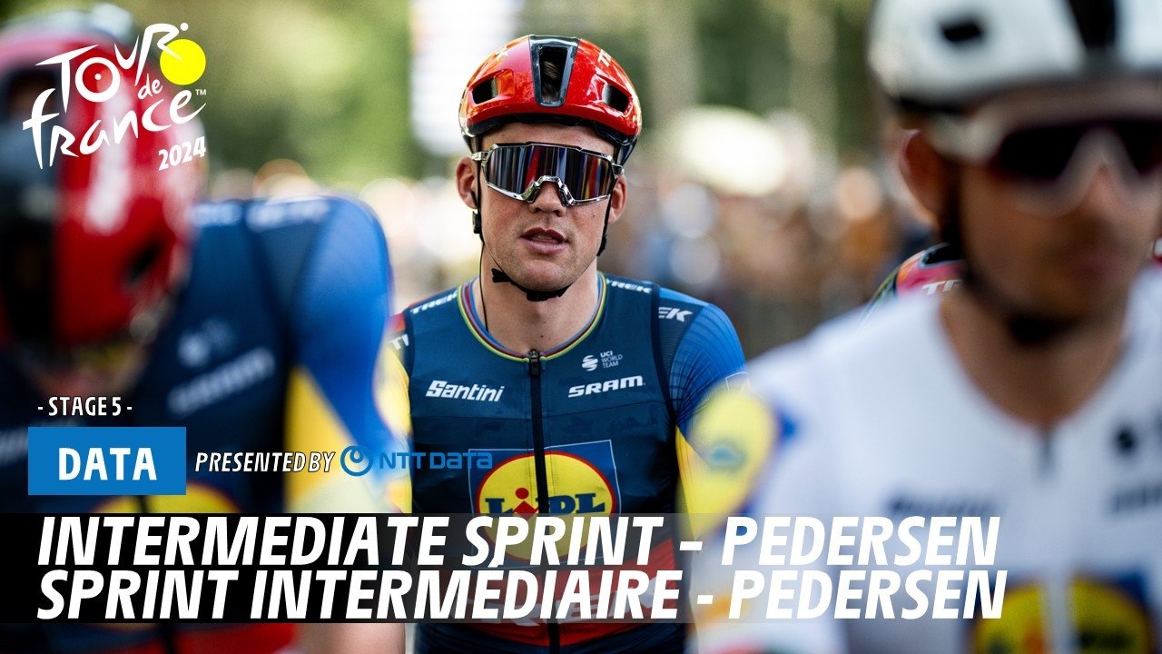 Intermediate sprint - Pedersen  - Tour de France 2024