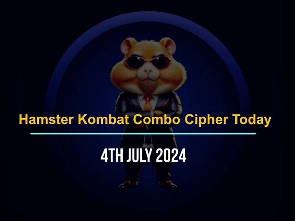 Hamster Kombat Today 1M Cipher Code - 04-07-2024