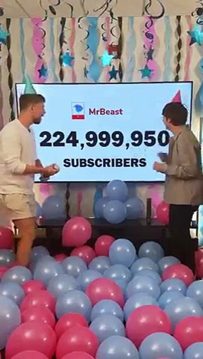 Mr beast 225 Million subscribers
