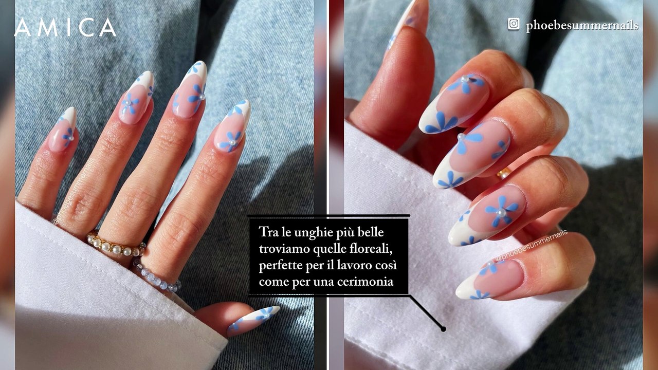 Le manicure bianche e semplici da copiare in estate