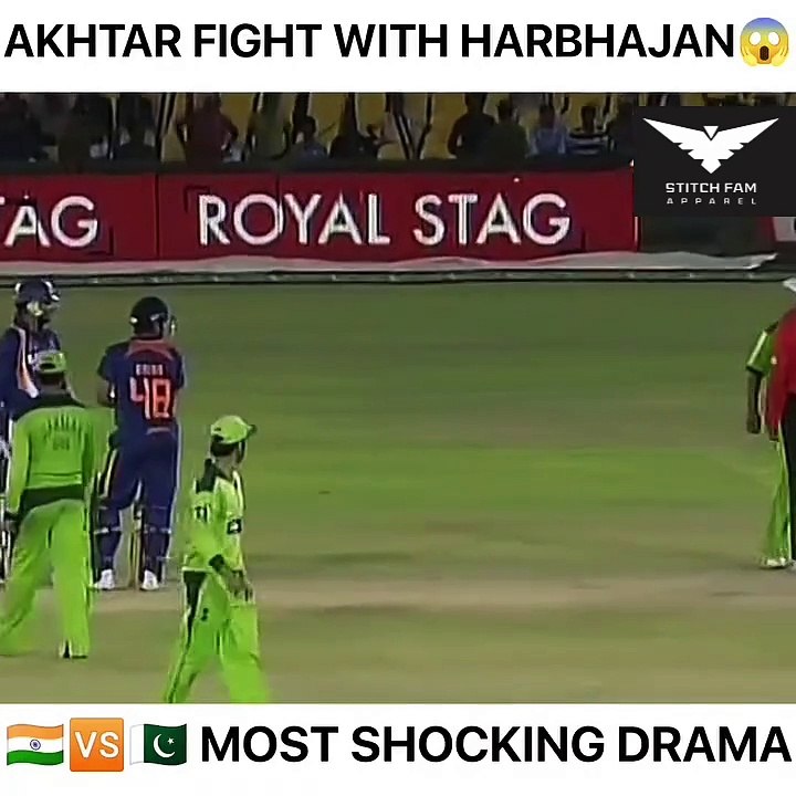 Shoaib Akhtar Fight With Harbhajan Singh
