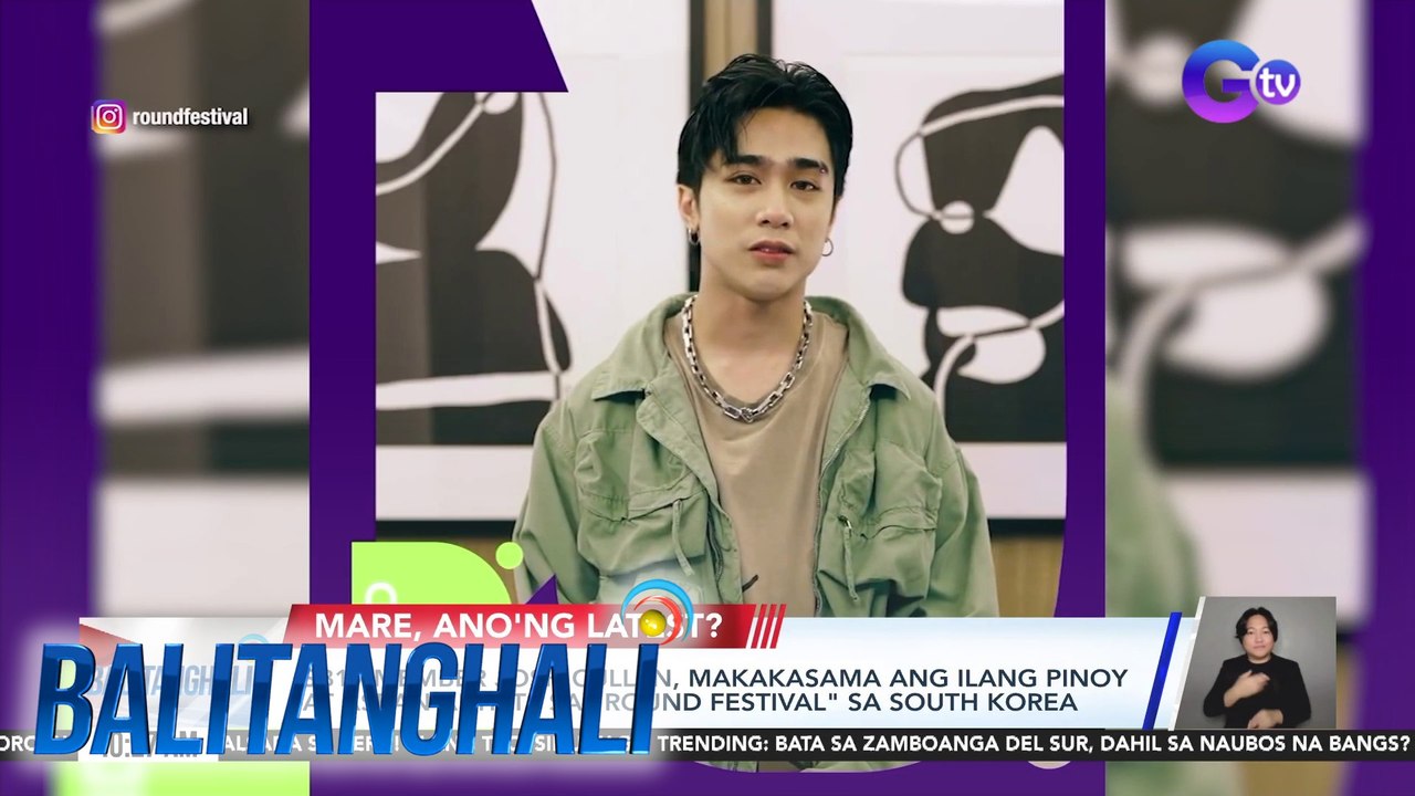SB19 member Josh Cullen, makakasama ang ilang Pinoy at ASEAN artist sa "ROUND Festival" sa South Korea | Balitanghali